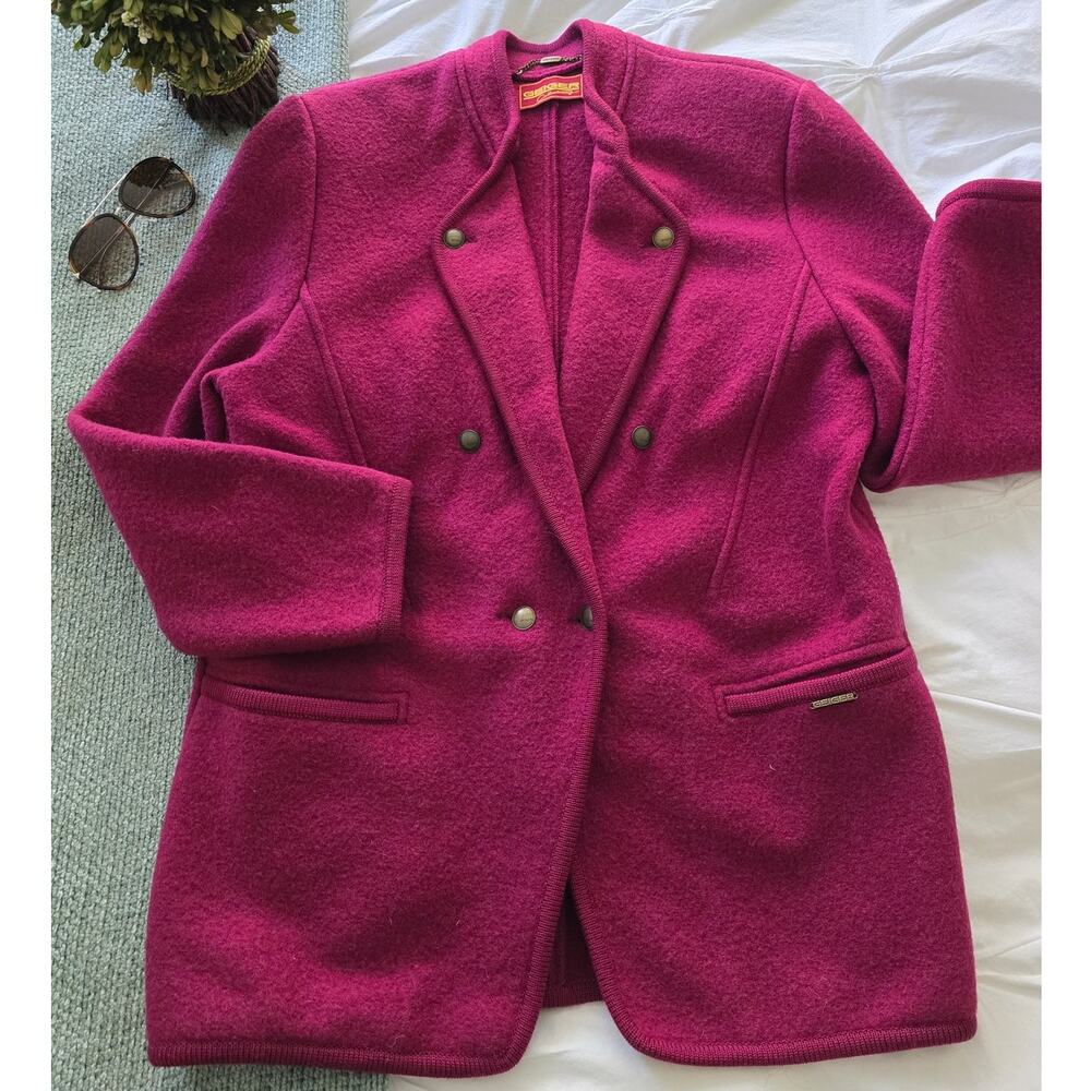 Vintage Geiger Austrian virgin wool oversized blazer coat